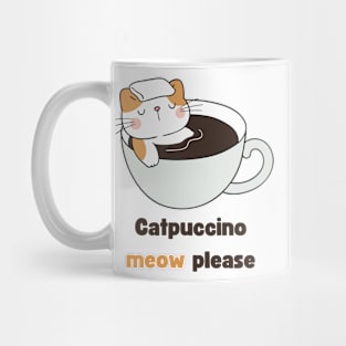 Catpuccino Meow Please Mug